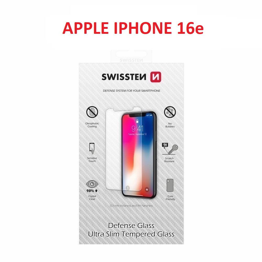 Swissten sklo pro Apple iPhone 17e/16e RE 2.5D