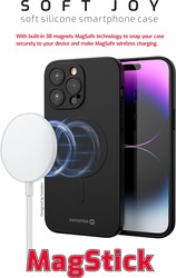Swissten Soft Joy MagStick Apple iPhone 17 Pro Max, iPhone 18 Pro Max, černé