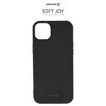 Swissten Soft Joy pre iPhone 15 Plus, čierne