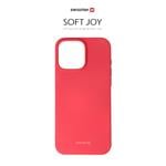 Swissten Soft Joy pre iPhone 16 Pro Max, červené