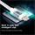 SWISSTEN Textile Lightning, datový kabel, černý, 1,2 m