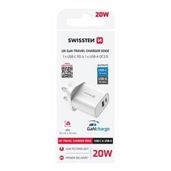 Swissten USB-C hub 4v1, aluminium  