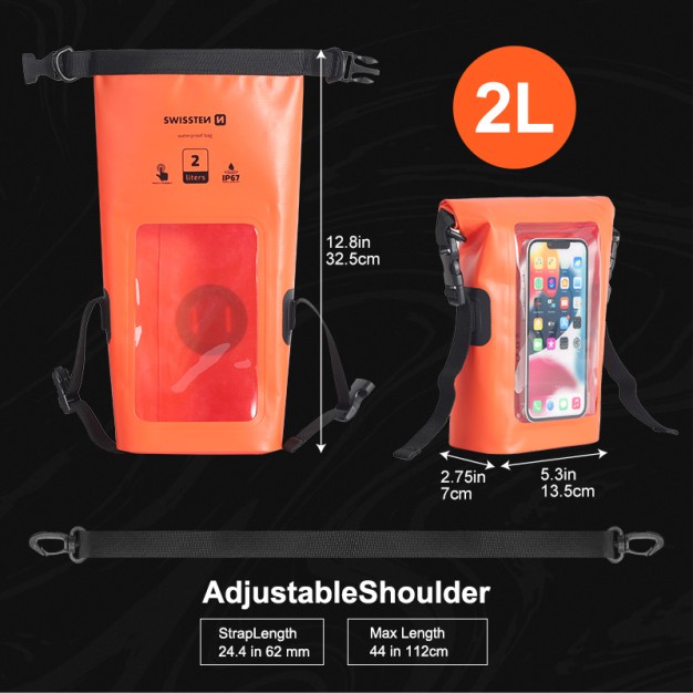 Swissten Waterproof 2L, oranžové