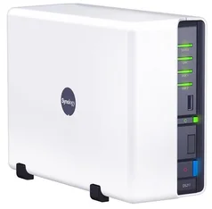 Synology DS211j Disc Station All-in-1, 1.2GHz, 128MB, 2xSATA, 1xGLAN, JBOD, RAID 0,1, 1xUSB, print server
