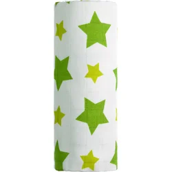 T-TOMI BIO Bambusová osuška Green stars 