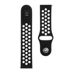 Tactical 712 Double Silikonový Řemínek 22mm Black/White