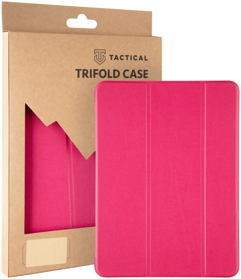 Tactical Book Tri Fold Pouzdro pro Samsung X200/X205 Galaxy Tab A8 10.5 Pink