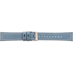 Tactical Color Kožený Pásek pro Samsung Gear S2 Classic Blue - modrý