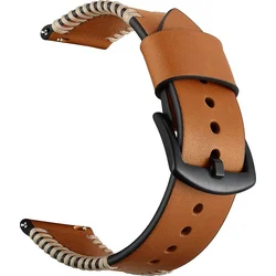 Tactical CowHide kožený řemínek pro Samsung Gear 42mm Brown - hnědý