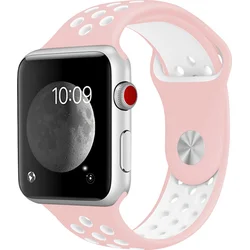 Tactical Double Silikonový Pásek pro Samsung Gear 46mm Pink/White - růžovo bílý