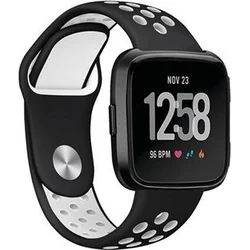 Tactical Double Silikonový Pásek pro Samsung Gear S2 Black/White - černo bílý