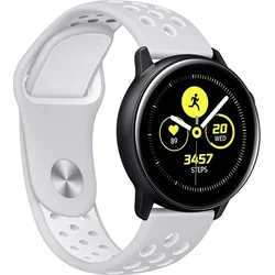 Tactical Double silikonový řemínek pro Xiaomi Amazfit Pace Grey/White - šedo bílý