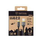 Tactical Fast Rope Aramid 2.0 Cable USB-A/USB-C 2m