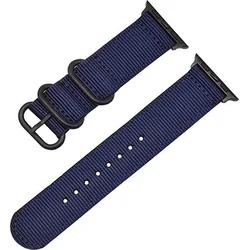 Tactical nylonový řemínek pro Apple Watch 1/2/3 42mm Blue - modrý