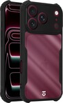 Tactical Quantum Stealth puzdro pre Apple iPhone 17 Pro/18 Pro – priehľadné/čierne