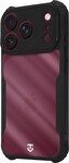 Tactical Quantum Stealth puzdro pre Apple iPhone 17 Pro/18 Pro – priehľadné/čierne