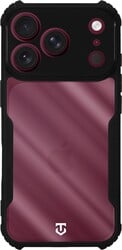 Tactical Quantum Stealth puzdro pre Apple iPhone 17 Pro/18 Pro – priehľadné/čierne