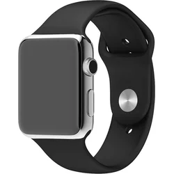 Tactical silikonový řemínek pro Apple Watch 1/2/3 42mm Black - černý
