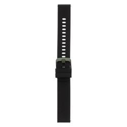 Tactical Silikonový Řemínek pro Garmin VivoActive 4s 18mm Black - černý