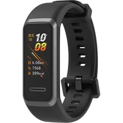 Tactical silikonový řemínek pro Huawei Band 4 Black - černý