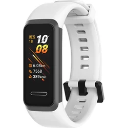 Tactical silikonový řemínek pro Huawei Band 4 White - bílý