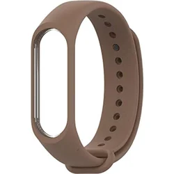 Tactical silikonový řemínek pro Xiaomi Mi Band 3/4 Brown - hnědý