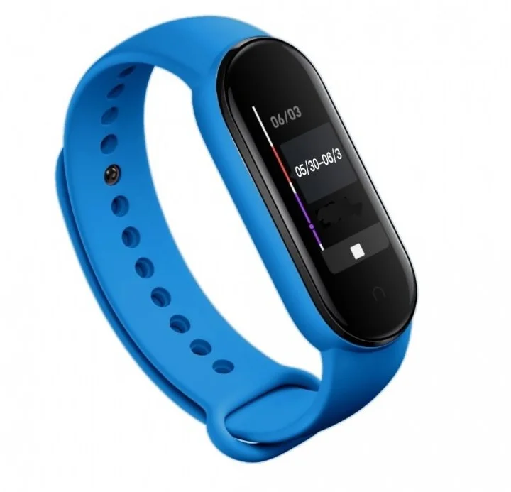 Tactical Silikonový Řemínek pro Xiaomi Mi Band 5 Blue - modrý