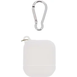 Tactical Smooth silikonové pouzdro vč. Karabiny pro Apple Airpods White - bílý