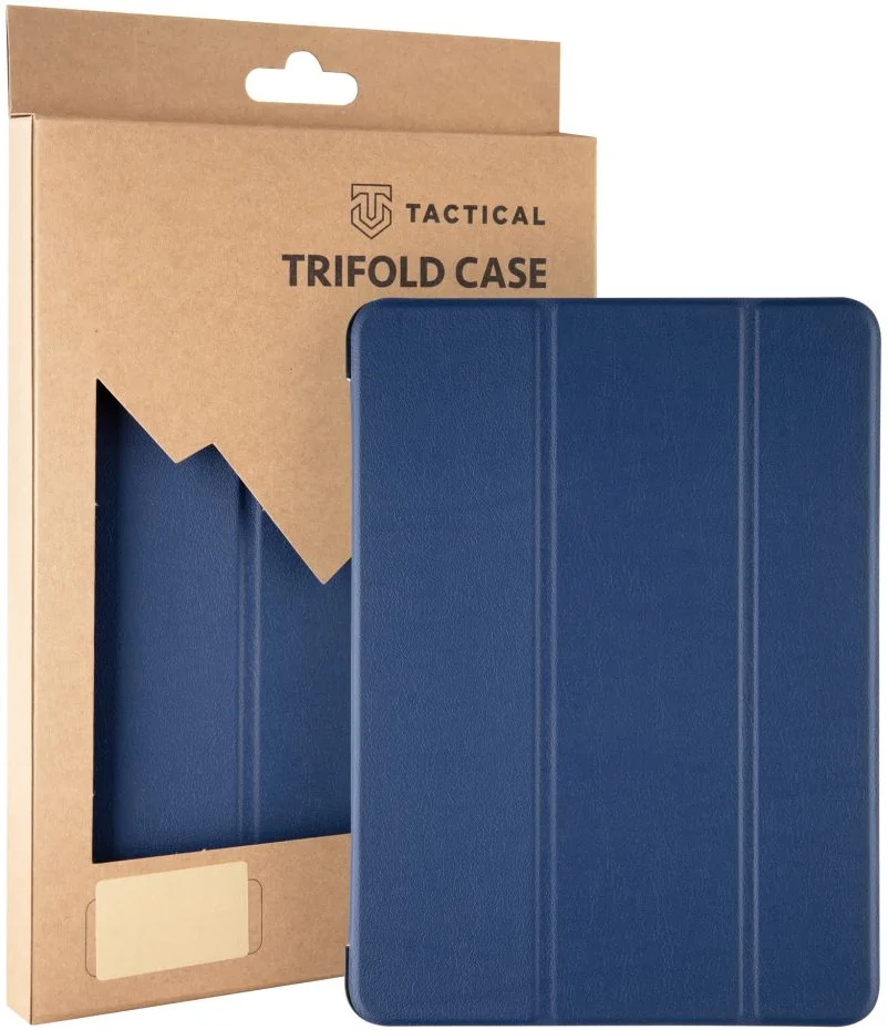 Taktické trojskladové puzdro Book pre Samsung X200/X205 Galaxy Tab A8 10,5 Blue