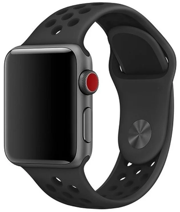 Taktický dvojitý silikónový remienok pre Xiaomi Amazfit Bip Black - Black