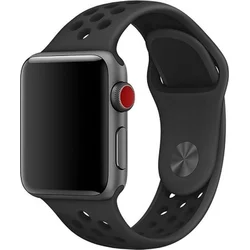 Taktický dvojitý silikónový remienok pre Xiaomi Amazfit Bip Black - Black