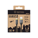 Taktický kábel Fast Rope Aramid 2.0 USB-A/USB-C 2m