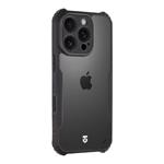 Taktický kryt Quantum Stealth pre Apple iPhone 16 Pro číry/čierny