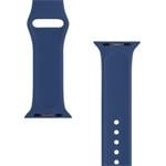 Taktický silikónový remienok 837 pre Apple Watch 1/2/3/4/5/6/7/8/9/SE 38/40/41 mm námornícka modrá