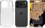Taktický TPU obal pre Apple iPhone 17 Pro/18 Pro – priehľadný