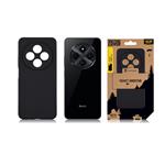 Taktický zamatový smoothie pre Xiaomi Redmi 14C 4G/A4 5G/Poco C75 Asphalt