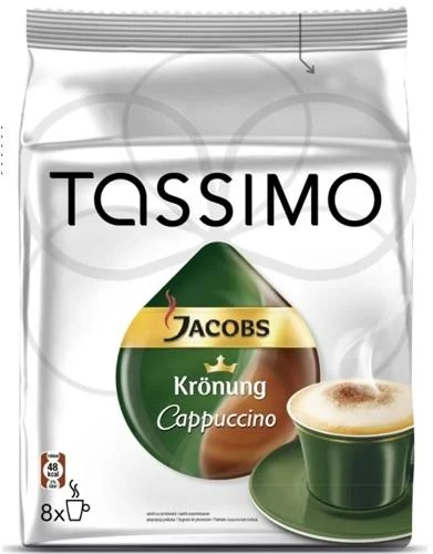 TASSIMO Kapsule Jacobs Krönung Cappuccino 8ks TASSIMO Cappuccino