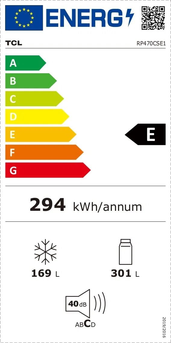 TCL RP470CSE1 Americká lednice