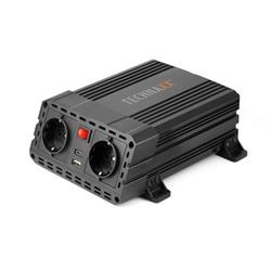 Technaxx měnič napětí 600W, DC 12V na 1xUSB-C, 1xUSB-A a 2x230V (TE19)