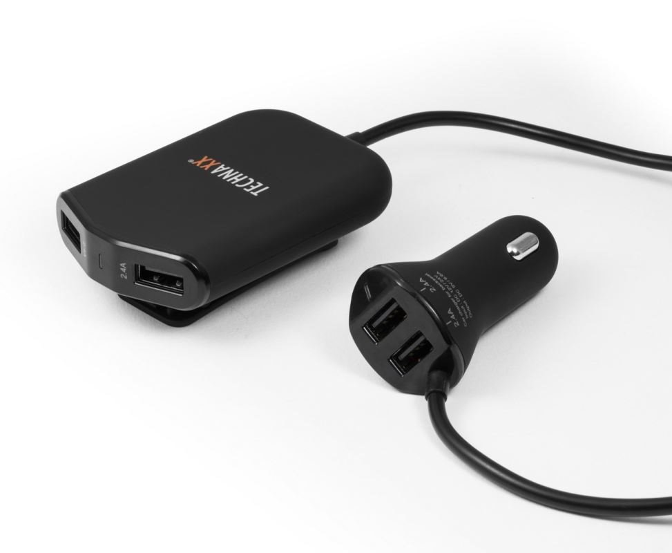 Technaxx Rodinná nabíječka do auta 4x USB (4x max. 2,4A)