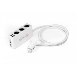 Technaxx TE11 nabíjačka do auta, 4x USB port, 3x zásuvka 4592