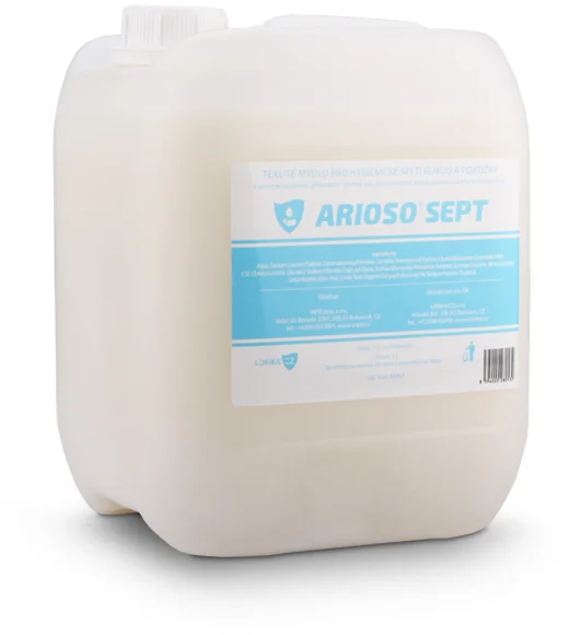 Tekuté antiseptické mýdlo ARIOSO SEPT, kanystr = 5l