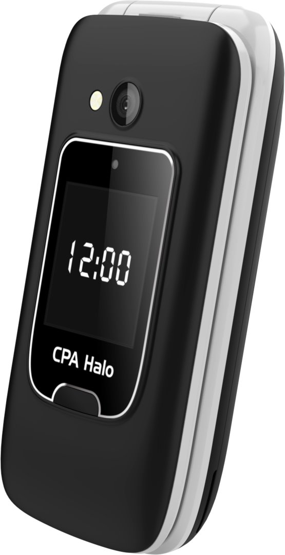 Telefon CPA Halo 25 Senior černý s nabíjecím stojánkem