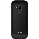 Telefon CPA Halo 28 Senior černý s nabíjecím stojánkem