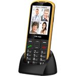 Telefon CPA Halo 28 Senior zlatý s nabíjecím stojánkem