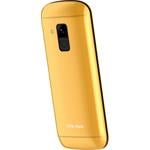 Telefon CPA Halo 28 Senior zlatý s nabíjecím stojánkem