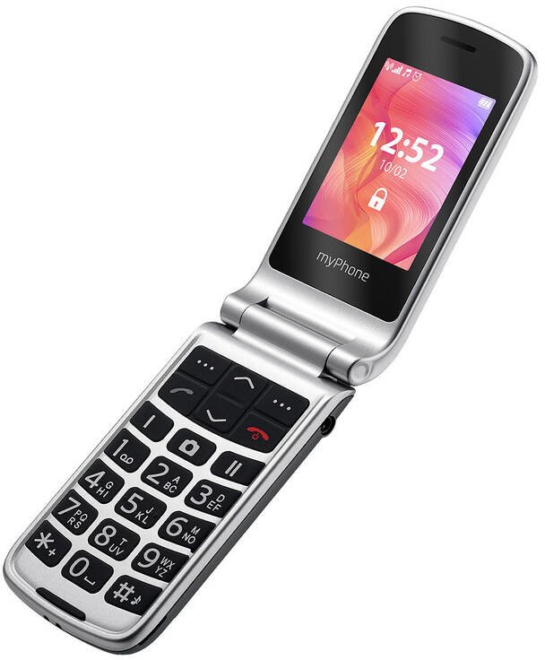 Telefon myPhone Rumba 2 černý s nabíjecím stojánkem