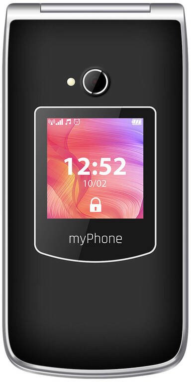 Telefon myPhone Rumba 2 černý s nabíjecím stojánkem