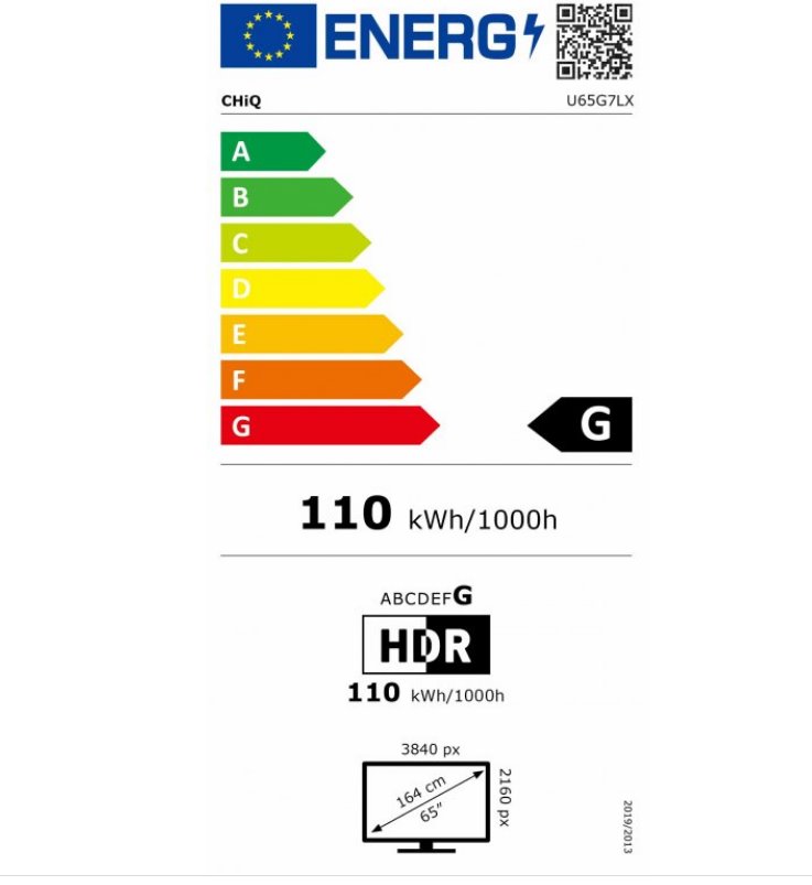 Televízor CHiQ U65G7LX 65" + 2 roky predĺženej záruky