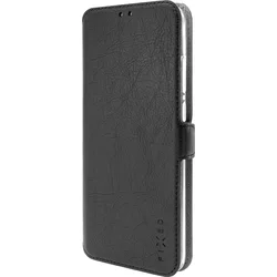 Tematické tenké puzdro typu kniha pre Samsung Galaxy A32 , čierne
